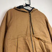 Brown Carhartt Reworked Workwear Jacket Men's Medium