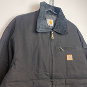 Black Carhartt Reworked Workwear Jacket Men's Large
