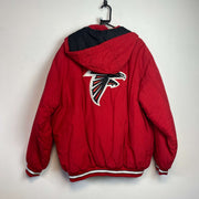 Red Reebok Atlanta Falcons Quilted Jacket Men's Large