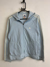 Vintage 90s Blue Adidas zip up Hoodie Women's Large