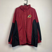 Red NFL Washington Redskins Quilted jacket Men's Large