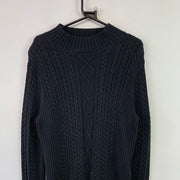 Black Chaps Knitwear Sweater Women's Large