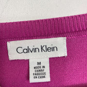 Purple Calvin Klein Knit Jumper Sweater Womens Medium