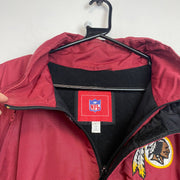 Red NFL Washington Redskins Quilted jacket Men's Large