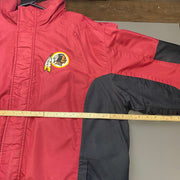 Red NFL Washington Redskins Quilted jacket Men's Large