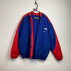 Vintage 90s Blue and Red Nike New York Giants Quilted Jacket Men's XL