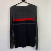 Grey Black Red Ralph Lauren Knitwear Jumper Women's Large