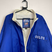 Vintage Blue Pro Players Indianapolis Colts Quilted jacket Men's XL