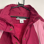 Red Pink Columbia Raincoat Jacket Womens XL