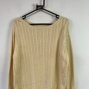 Pastel Yellow Ralph Lauren Knitwear sweater Women's Large