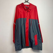 Red and Grey Windbreaker Men's XXL