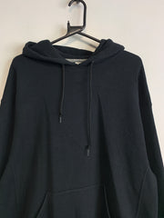 Vintage Black Russell Athletic Blank Hoodie Men's XL