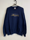 Navy Embroidery Sweatshirt Men's XL