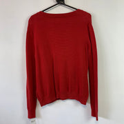 Red Ralph Lauren Knitwear Jumper Women's Large