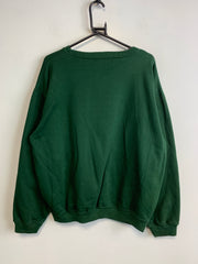 Green Embroidery Sweatshirt Men's Large