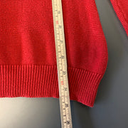 Red Ralph Lauren Knitwear Jumper Women's Large