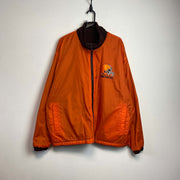 Vintage Orange and Brown Pro Player Reversible NFL Jacket Men's Large