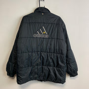 Vintage 90s Adidas Puffer Jacket Men's Medium