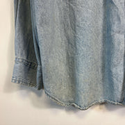 Vintage 90s Blue Denim Shirt XL