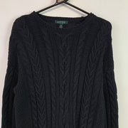 Black Ralph Lauren Knitwear Sweater Women's Large