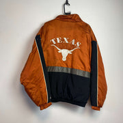 Black and Orange Starter Texas Longhorns NFL Jacket Men's Large