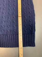 Navy Ralph Lauren Cable Knit Cardigan Sweater Women's Medium