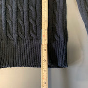 Black Ralph Lauren Cable Knit Sweater Women's Large