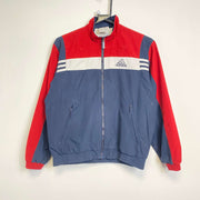 Vintage 00s Red Navy Adidas Windbreaker Jacket Small