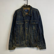 Washed Denim Jacket Men's Large