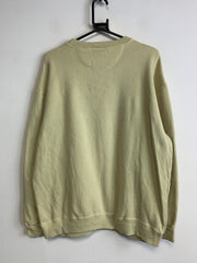 Yellow Embroidery Sweatshirt Men's Large