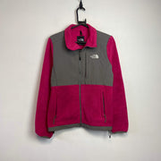 Pink and Grey North Face Denali Fleece Women's Small