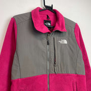 Pink and Grey North Face Denali Fleece Women's Small