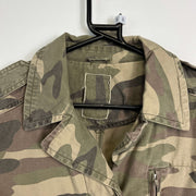 Green Army Military Field Jacket XS