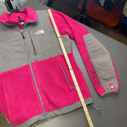 Pink and Grey North Face Denali Fleece Women's Small