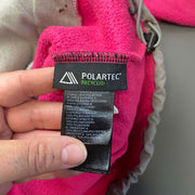 Pink and Grey North Face Denali Fleece Women's Small