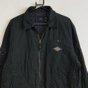 Black Umbro Harrington Jacket Men's XL