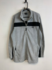 00s Grey and Navy Umbro Fleece Women's Large