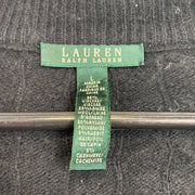 Black Lauren Ralph Lauren Collared Knit Sweater Jumper Womens Large