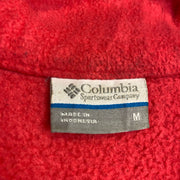 Red Columbia zip up Fleece Medium