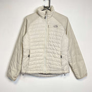 White Light Puffer North Face Jacket Women's Small