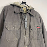 Grey Dickies Workwear Jacket Shacket Medium