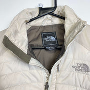 White Light Puffer North Face Jacket Women's Small