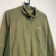 Green Berghaus zip up Fleece