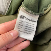 Green Berghaus zip up Fleece