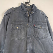 Navy Levi's Fleece Lined Field Jacket Large