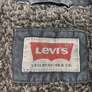 Navy Levi's Fleece Lined Field Jacket Large