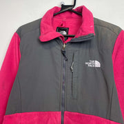 Pink and Grey North Face Denali Fleece Women's Large