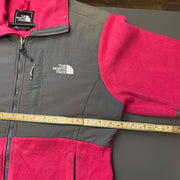 Pink and Grey North Face Denali Fleece Women's Large