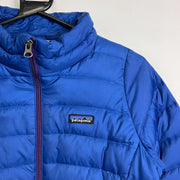 Blue Patagonia Puffer Jacket Youth's XL