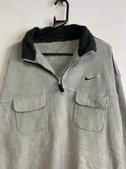 Grey Nike Fleece Men's Large